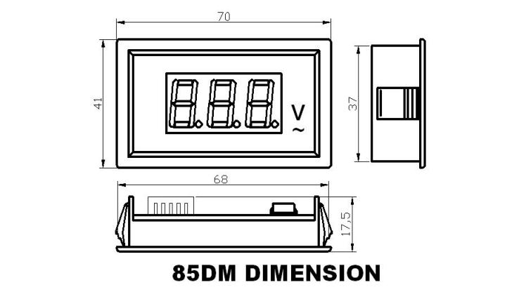 85DM Series Digital Voltmeter