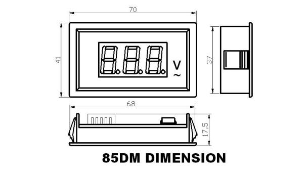 85DM1 Series Digital Voltmeter