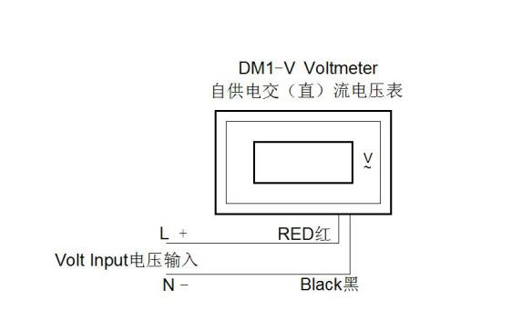 85DM1 Series DC Voltage Digital Panel Meter 